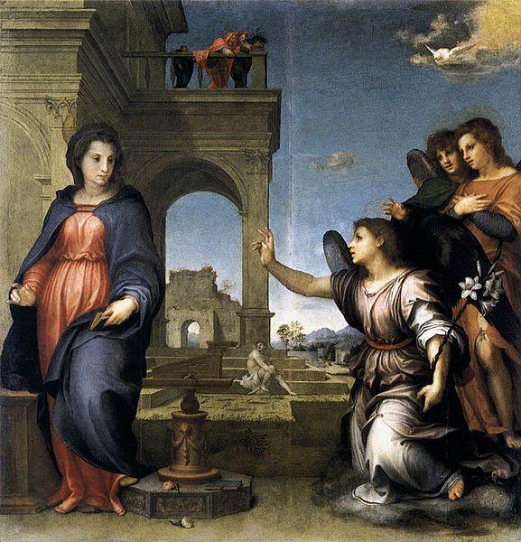 Andrea del Sarto Annunciation